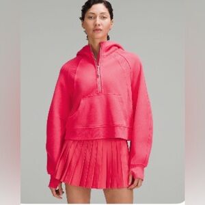 Lululemon Women's Oversized Half-Zip Hoodie M/L Lip Gloss